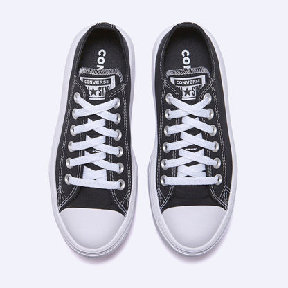 コンバース チャックテイラー スニーカー韓国 コンバース 厚底 MOVE BLACK ローカット
