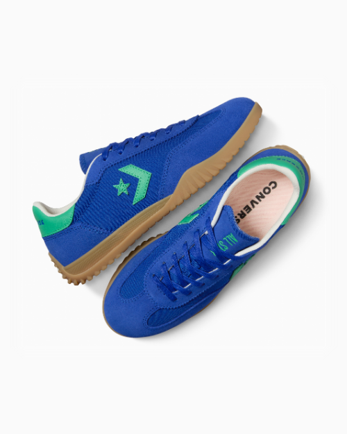 青と緑の韓国コンバーススニーカー、ガムソール、Kanverse.kr取扱い