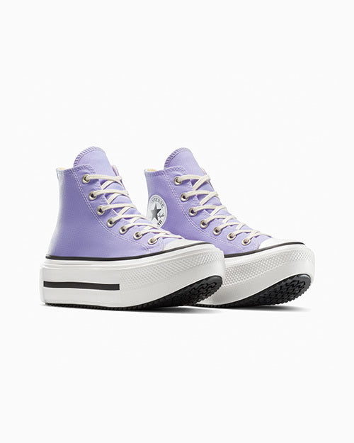 コンバース チャックテイラー スニーカーコンバース ダブルスタック バイオレットヒット ハイカット A15206C