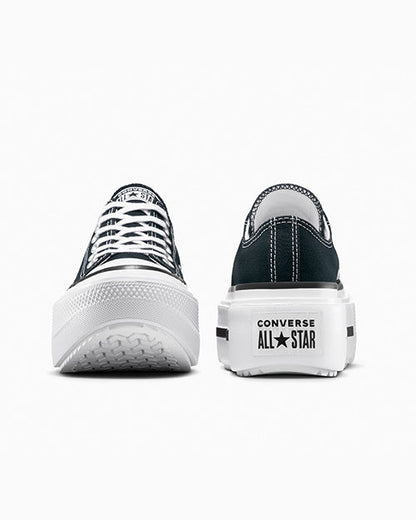 コンバース チャックテイラー スニーカーコンバース ダブルスタック ブラック ローカット A15490C