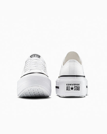 コンバース チャックテイラー スニーカーコンバース ダブルスタック ホワイト ローカット A15491C