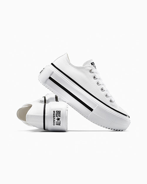 コンバース チャックテイラー スニーカーコンバース ダブルスタック ホワイト ローカット A15491C