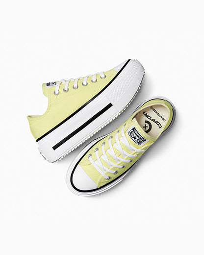 コンバース チャックテイラー スニーカーコンバース ダブルスタック レモンスラッシュ ローカット A16283C