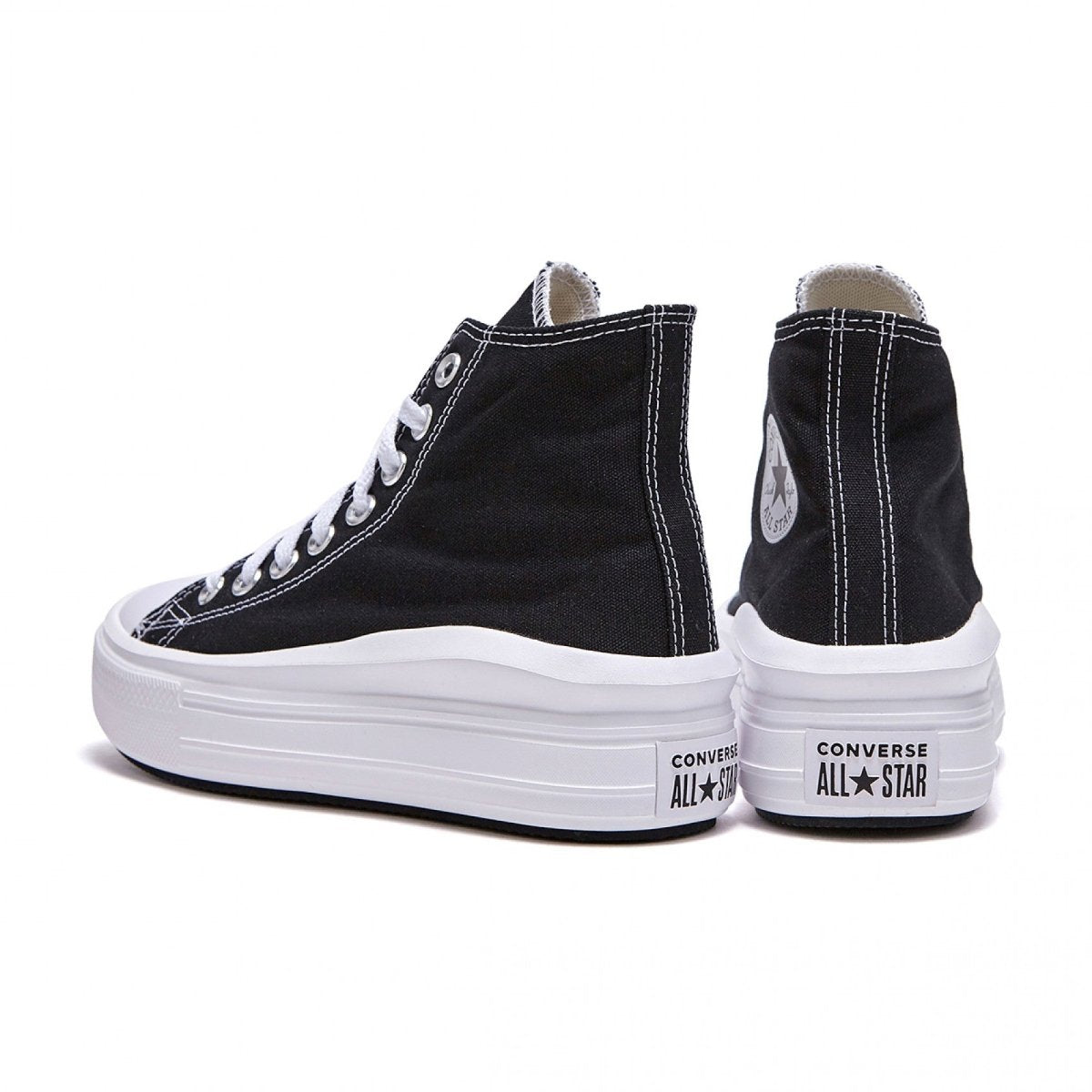 コンバース 厚底 ムーブ BLACK ハイカット568497C - Kanverse.kr