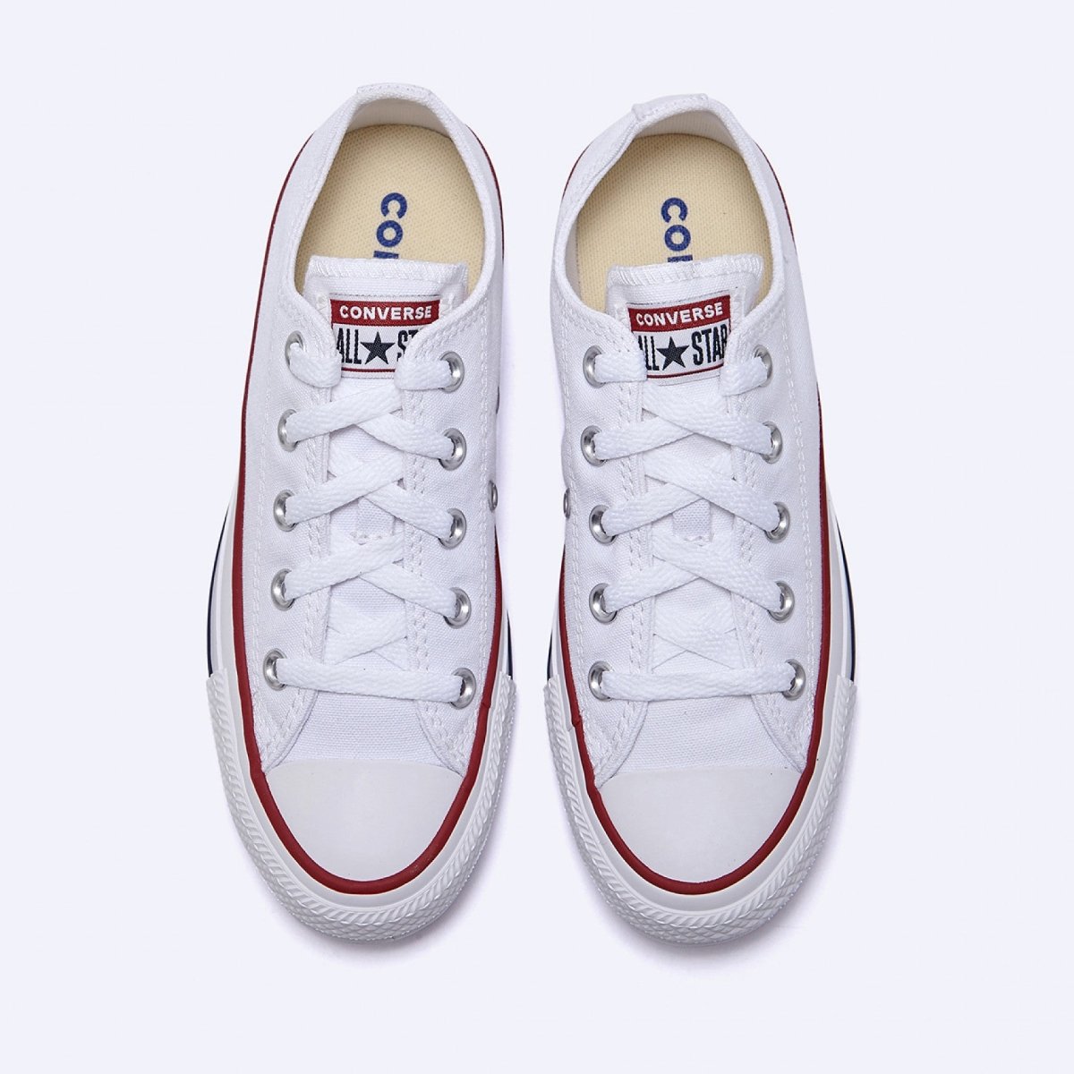 Converse Chuck Taylor All Star White LO CUT M7652C - 韓国 コンバース スニーカー チャック テイラー ct70 厚底