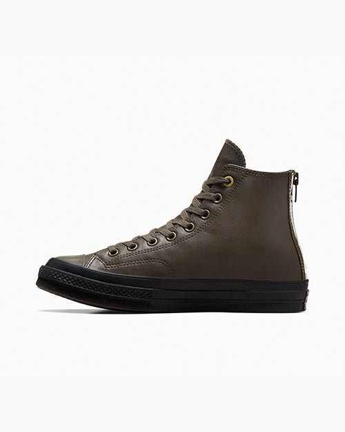 コンバース CT70 レザージップ ブラウン ハイカット A02110C - Kanverse.kr