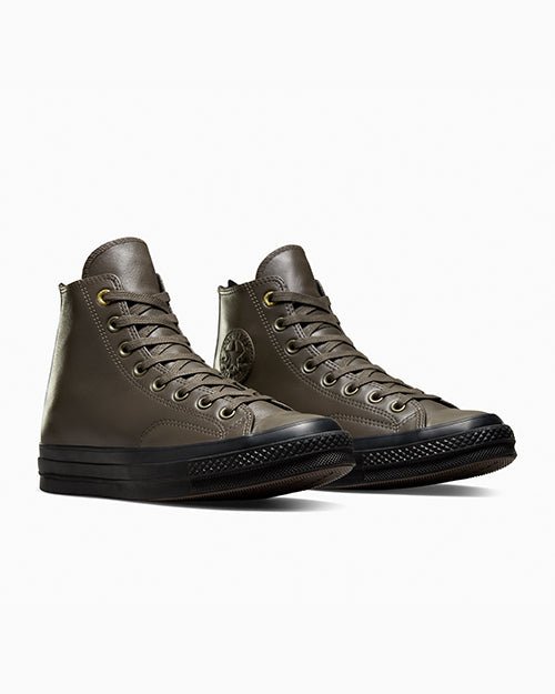 コンバース CT70 レザージップ ブラウン ハイカット A02110C - Kanverse.kr