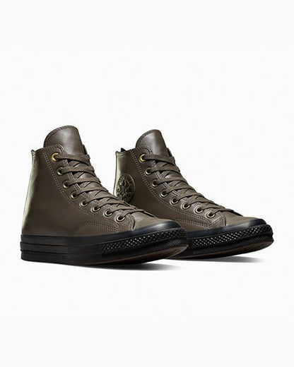 コンバース CT70 レザージップ ブラウン ハイカット A02110C - Kanverse.kr