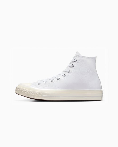 コンバース CT70 レザー ホワイト ハイカット A07201C - Kanverse.kr