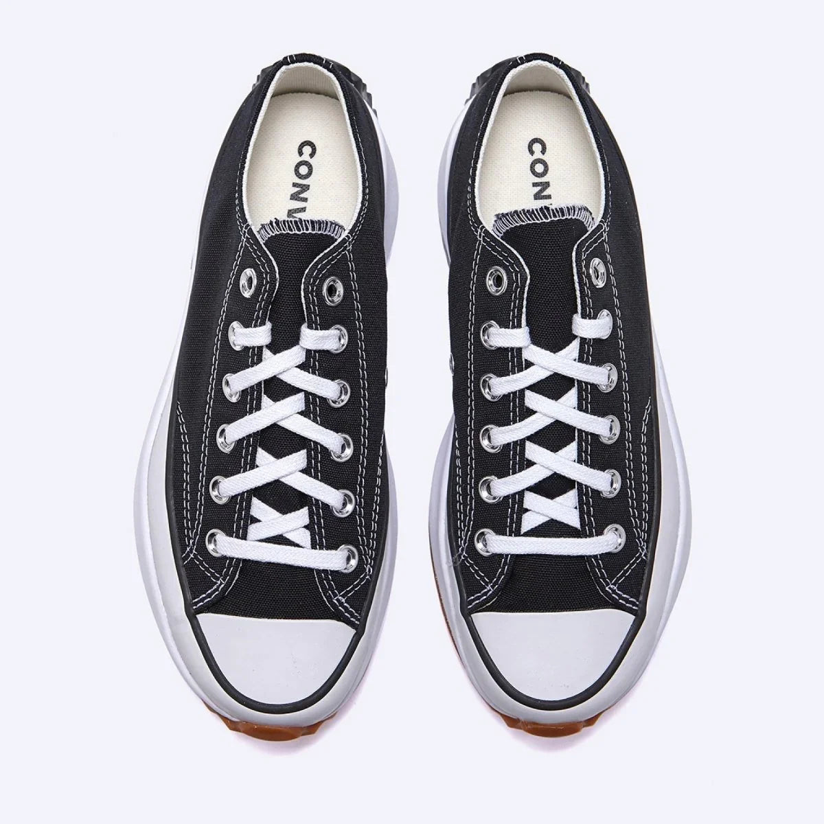 韓国 コンバース 厚底 RUN STAR HIKE BLACK ローカット 168816C - 韓国 コンバース スニーカー チャック テイラー ct70 厚底
