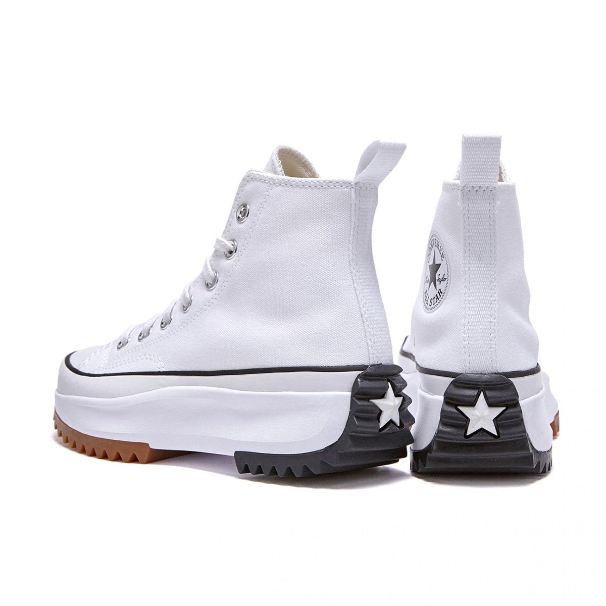韓国 コンバース 厚底 RUN STAR HIKE WHITE ハイカット 166799C - 韓国 コンバース スニーカー チャック テイラー ct70 厚底
