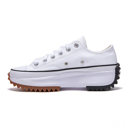 韓国 コンバース 厚底 RUN STAR HIKE WHITE ローカット 168817C - 韓国 コンバース スニーカー チャック テイラー ct70 厚底