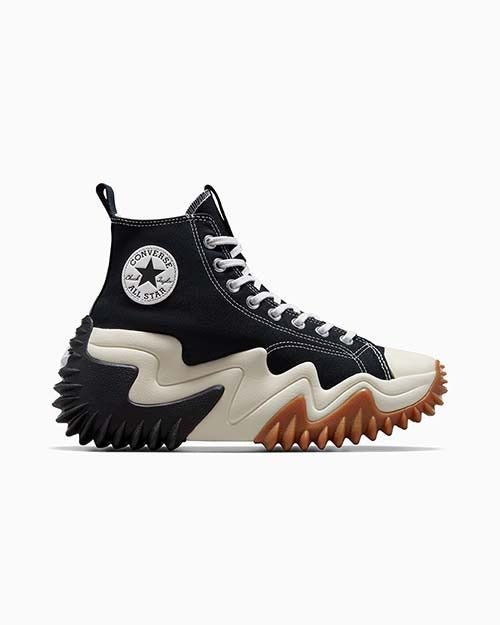 韓国 コンバース 厚底 RUN STAR Motion BLACK ハイカット 171545C - Kanverse.kr